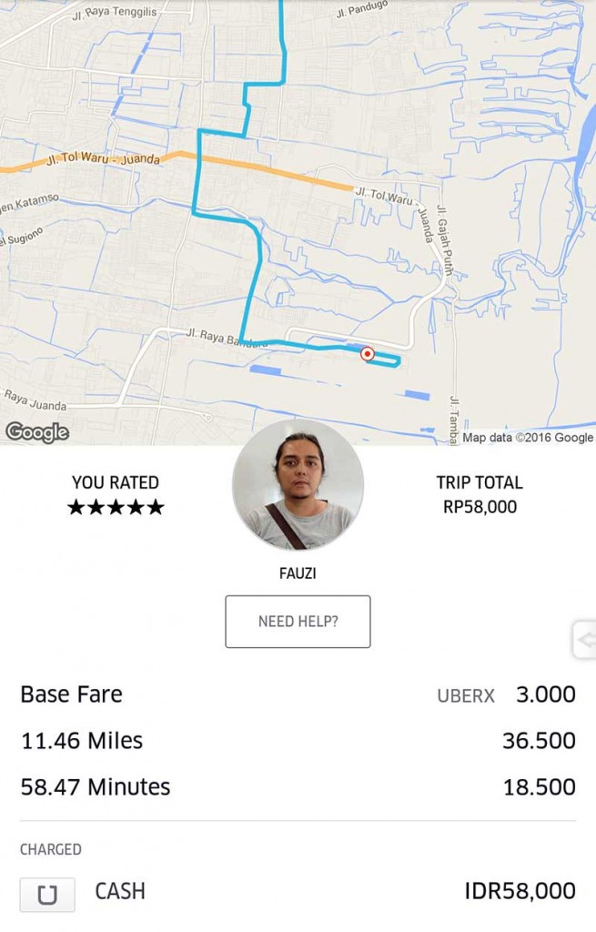 contoh-perjalanan-uber-surabaya-ke-bandara-juanda